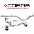 VZ11G Cobra Sport Vauxhall Corsa D Nurburgring (2007-09) Cat Back exhaust System (2.5" bore) (Resonated)